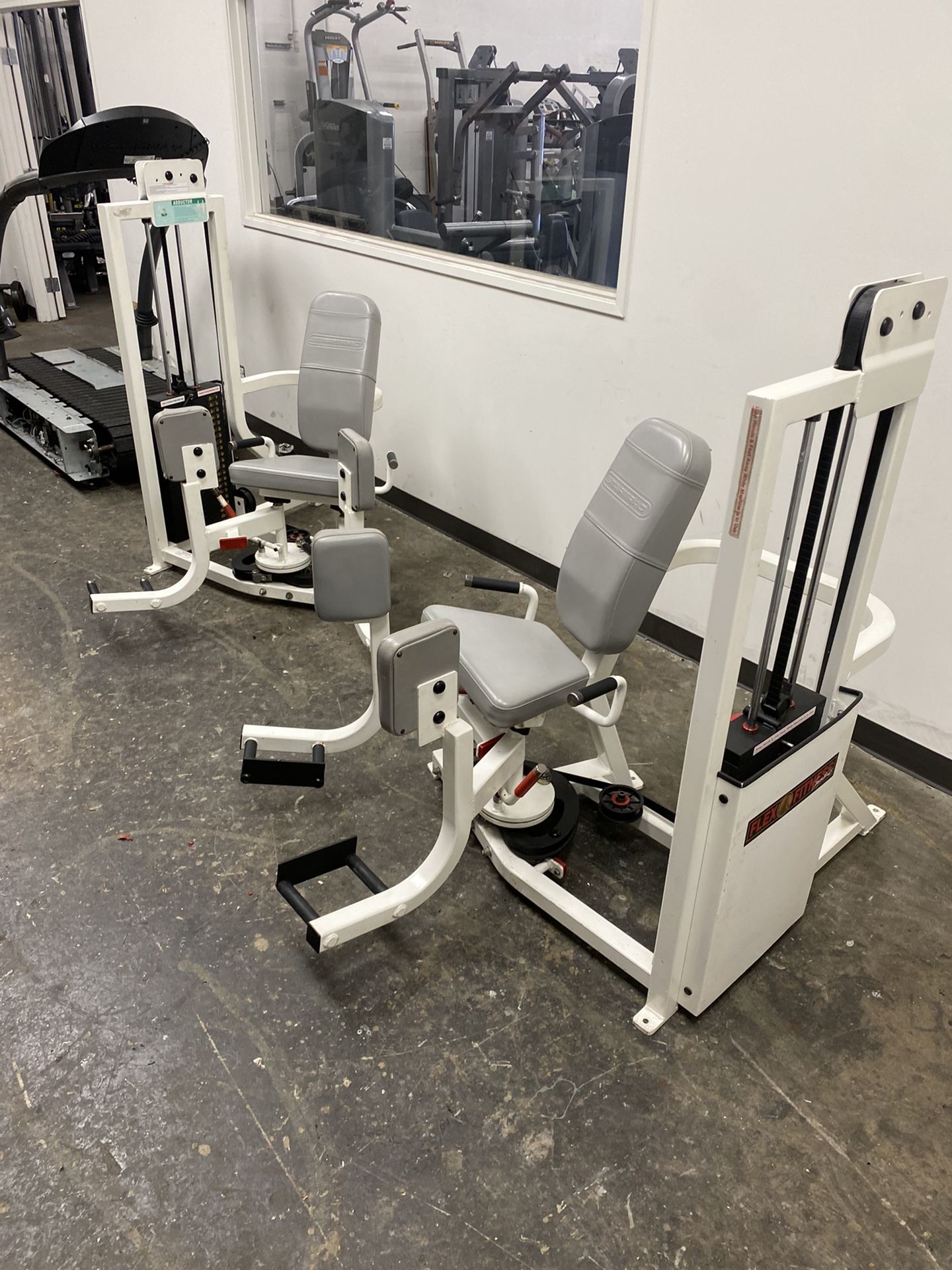 Flex Fitness Abductor And Adductor, Inner And Outer Thigh Machine