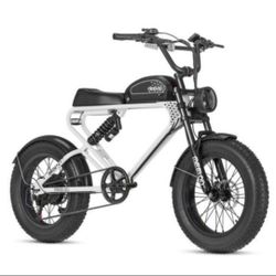 Full Suspension Fat Tires E-bike, Brand New With Warranty 