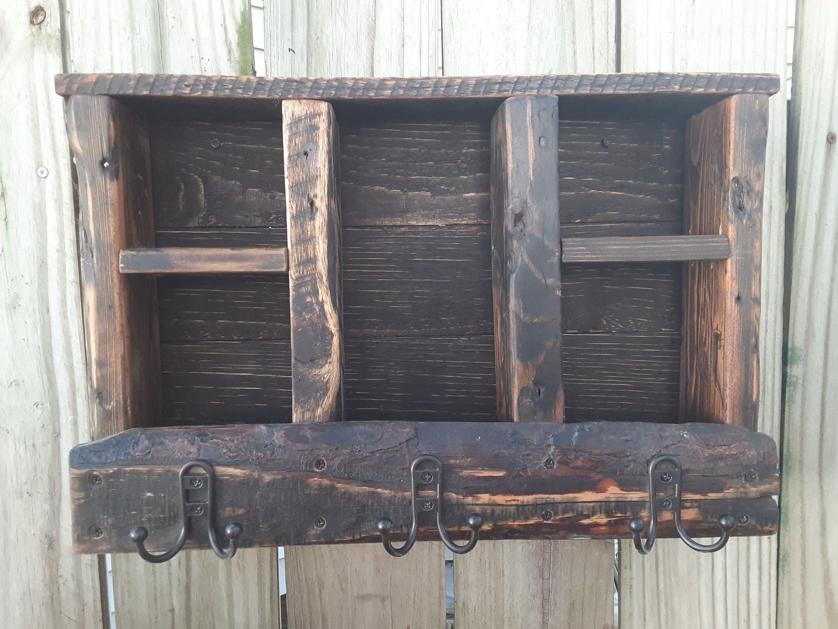 Home Decor Rustic Wood Entry Organizer - 2 to choose from