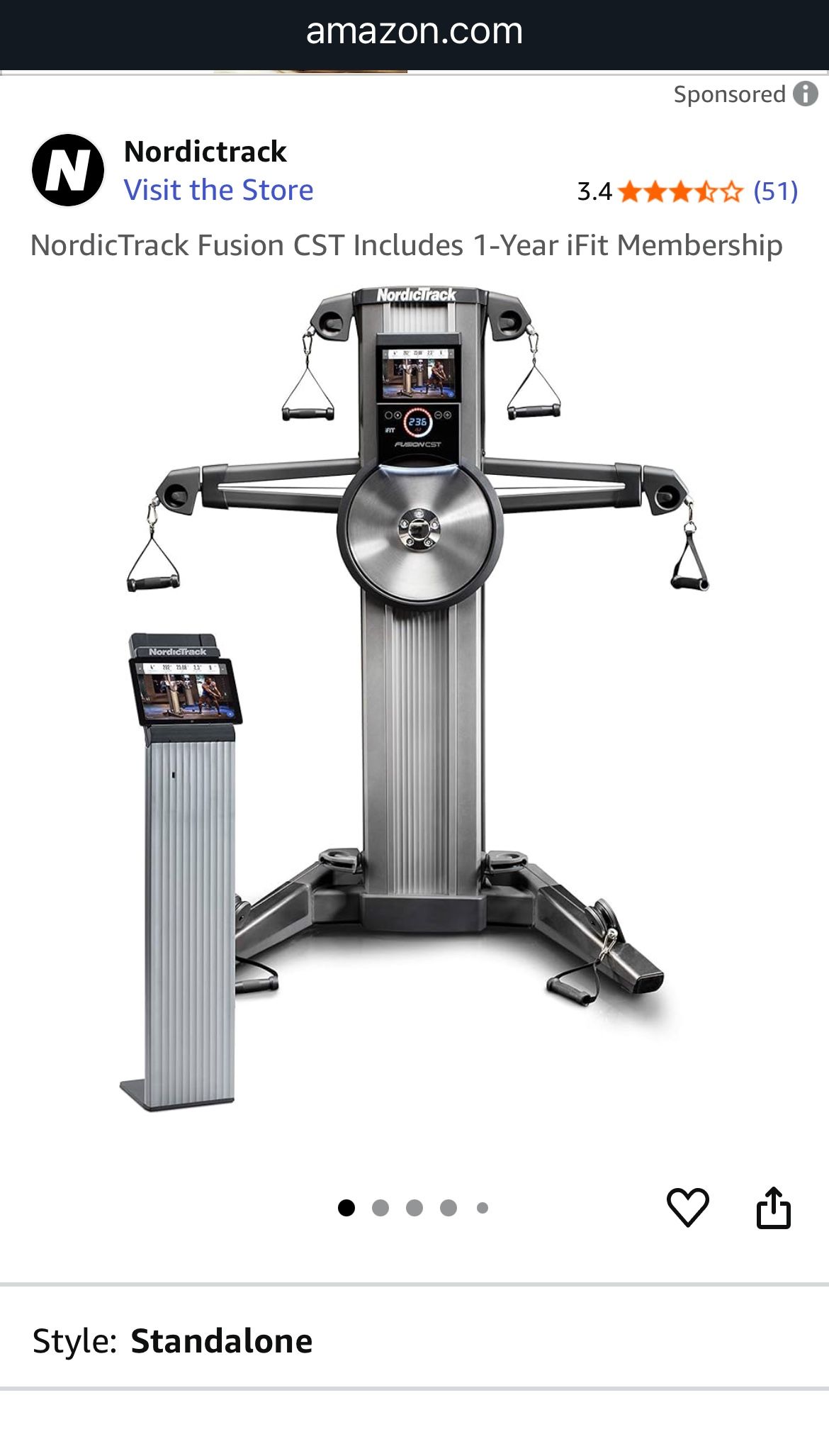 Nordictrack CSTFusion system (FREE)