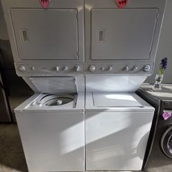 27in Stackable Washer And Electric Dryer Used Good Condition With 90days Warranty 