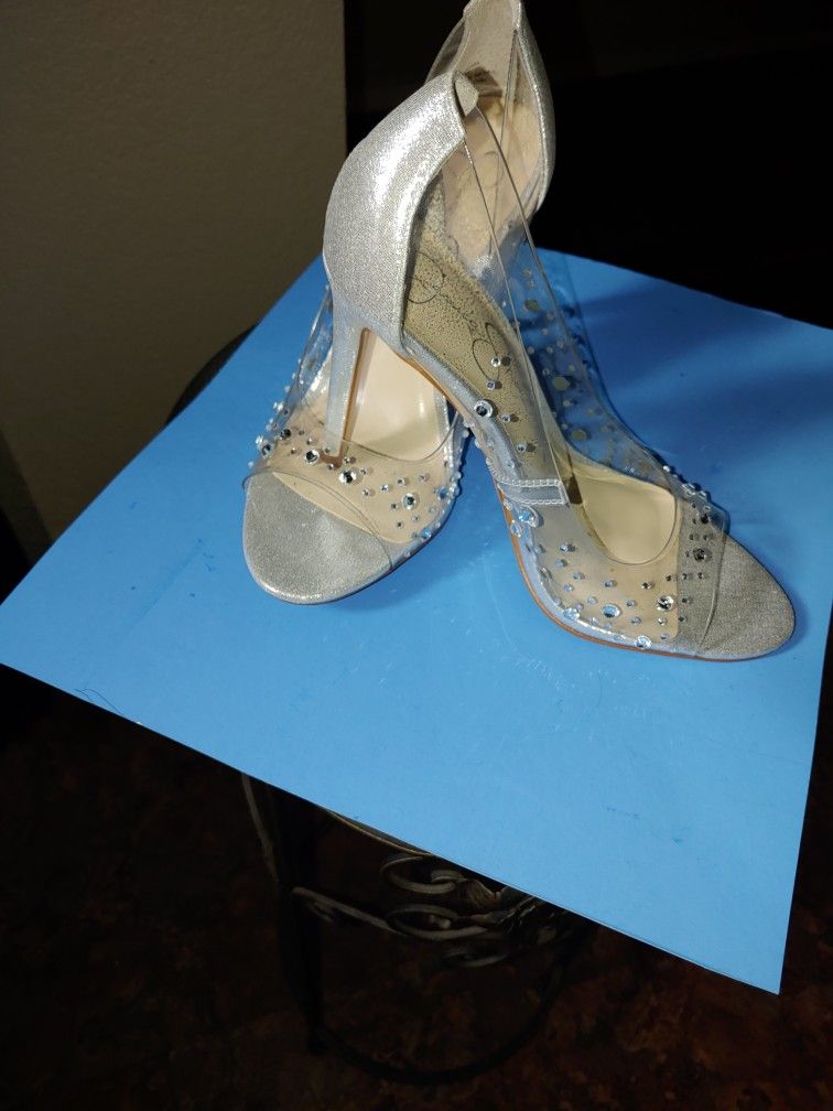 Jessica Simpson Rhinestone Heels