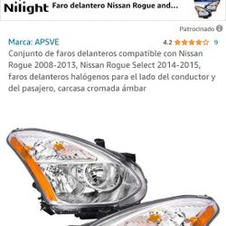 Nissan ROUGE  lights 