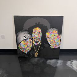N.W.A & Snoop Dogg Canvas Painting
