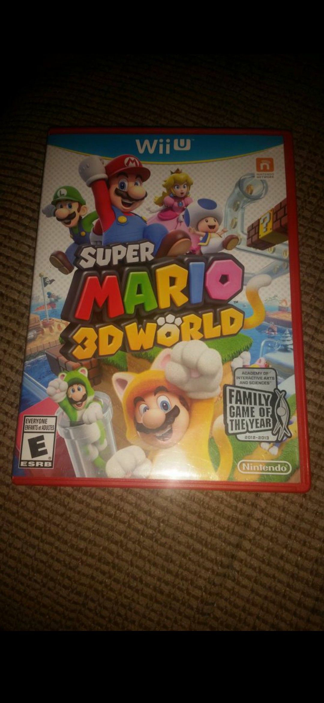 NINTENDO Wii U SUPER MARIO 3DWORLD 100%💥💥