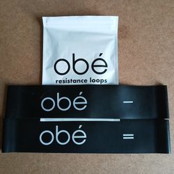 obé Fitness Resistance Loops Exercise Bands 