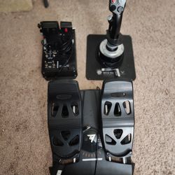 Thrustmaster Warthog Hotas and Pedals