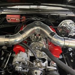 Spectre Air Intake, Dual carb Hat, 4 Inch Tubes. Optional 3 Inch Inline Filters 