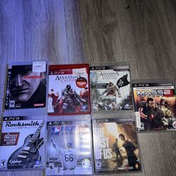 PS3 Game Bundle – Action, Adventure & Sports