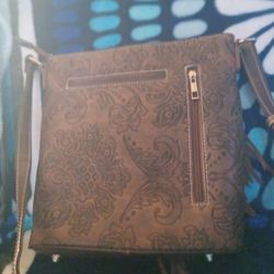 Brand New Brown Fringe Purse