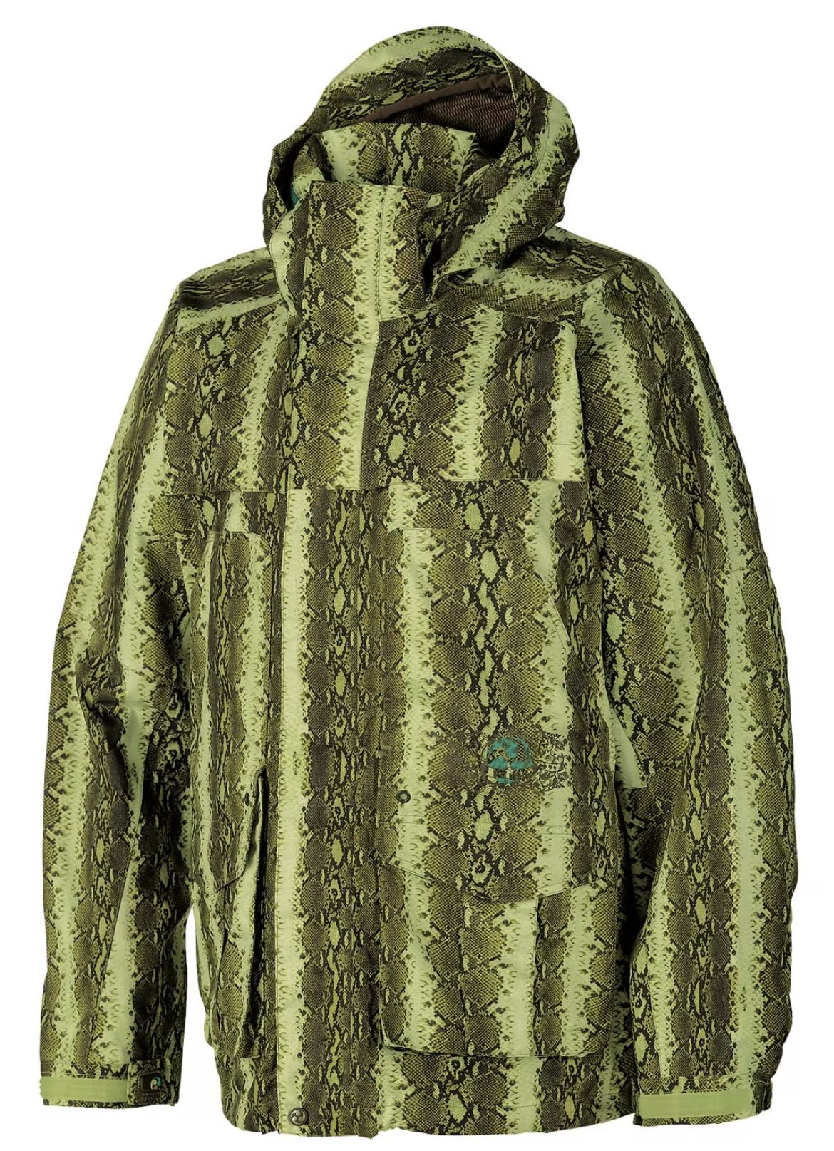 Rare Burton Ronin 2L Snake skin Print Snowboard Ski Jacket