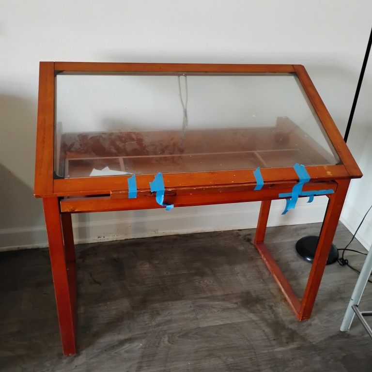 $375 Catamaran style Antique Looking Wood Desk 