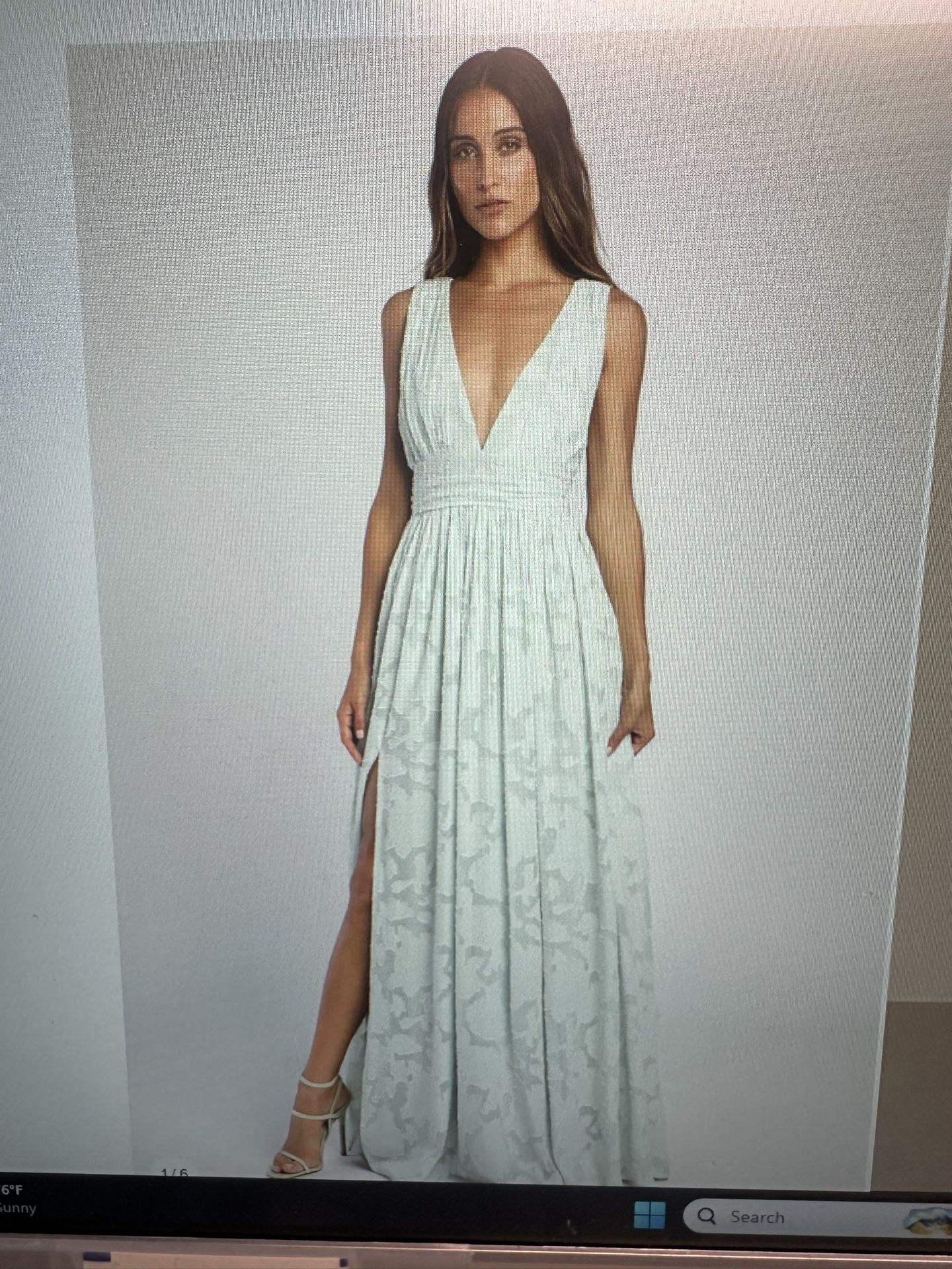 Mint Green Dress/ Wedding Guest 