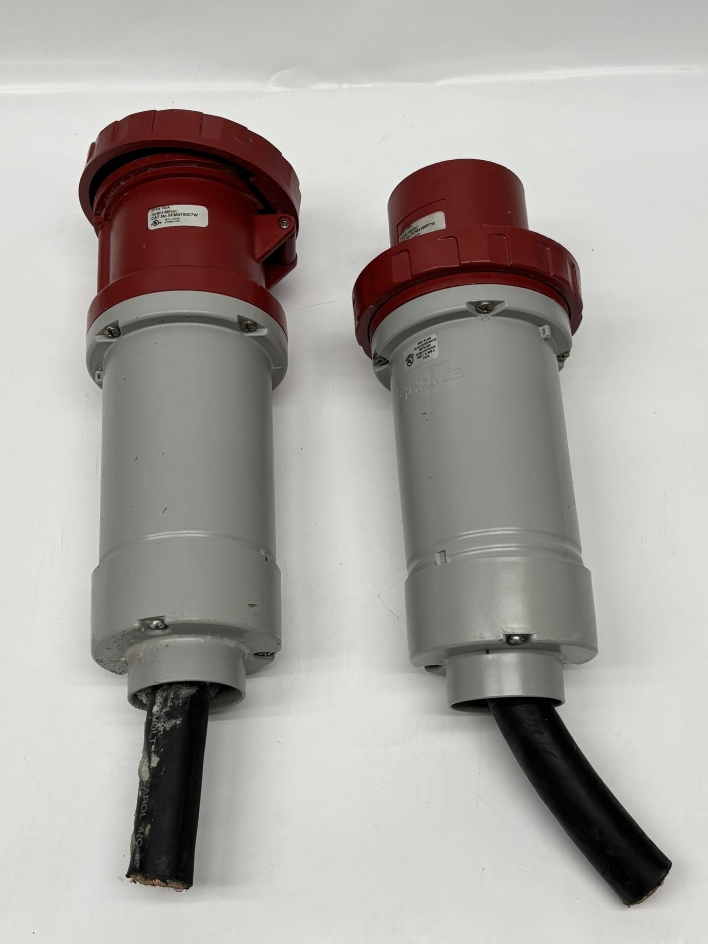 Scame IP67 Connector AND Plug 3P4W 100A (SCM4100P7W+SCM4100C7W)