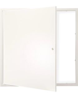 116#Metal Access Panel for Drywall Ceiling, 16 x 16 Inch Plumbing Access Doors with Cam Latch Lock, Heavy-Duty Steel Wall Hole Cover, Easy Install Rem