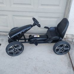 Wheel Pedal Powered Bicycle Kart Toy in Black