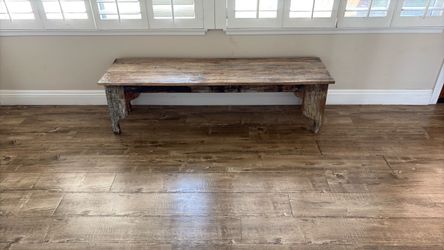 Wooden Bench