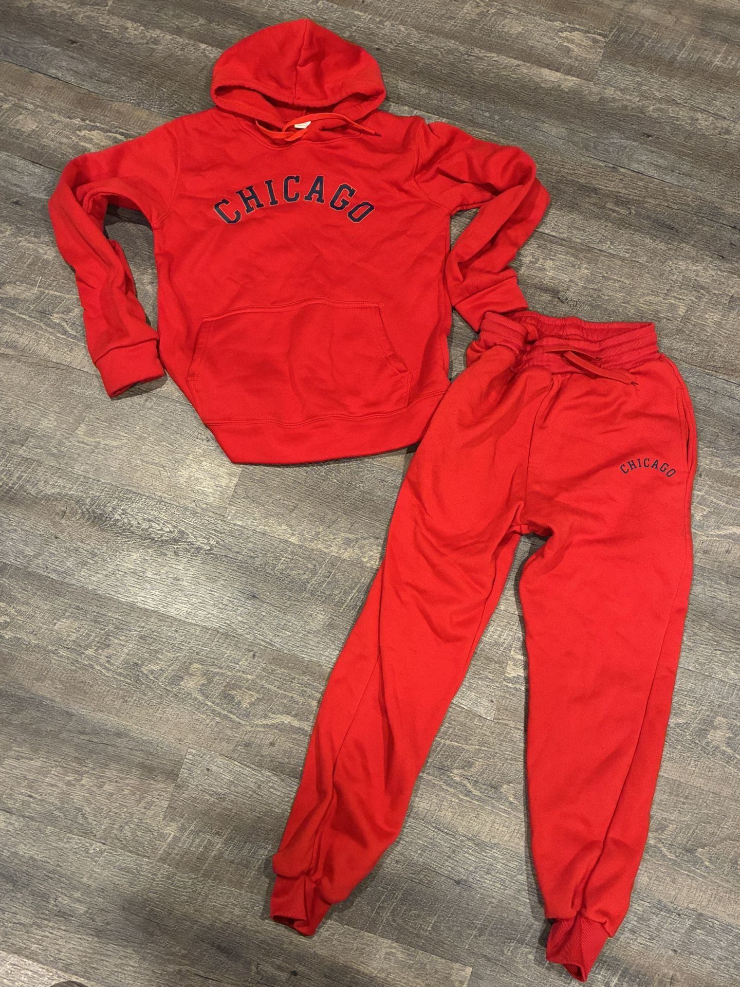 Chicago Kids Red Sweatpants Set