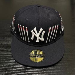MLB - New York Yankees x Spike Lee Champion Bats 59FIFTY Fitted Hat - Navy
