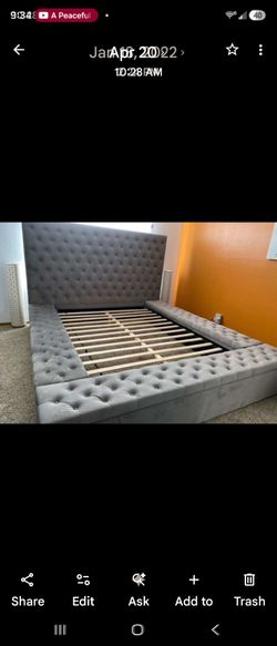 Huge Bed and Frame