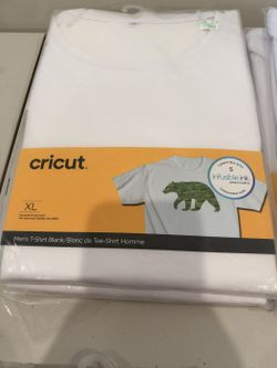 Cricut Sublimation Blank T-Shirts – Lot of 8, White, New in Package