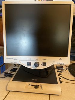 $200-Merlin Magnifier LCD Enhanced Vision / Paid $2,600/ Pick Up Off Foster Road