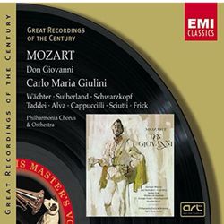 Don Giovanni (Giulini, Wachter, Po) by Wolfgang Amadeus Mozart (2002-08-05 cd