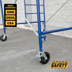 Two (2) Brand New MetalTech Scaffolding Caster Wheels – Set of 2