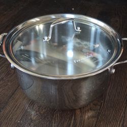 Used Frescoware By Scotto Stainless Steel 6 Qt Stockpot With Lid