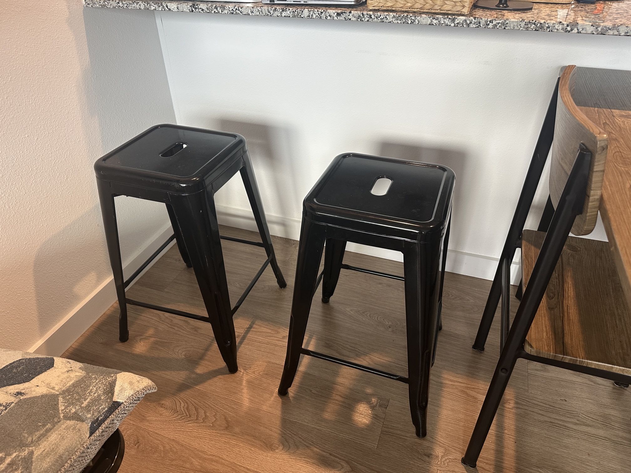 Bistro Style Bar Stool Metal