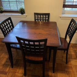 Wood Dining Table And Chairs