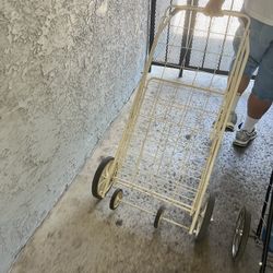 Foldable Utility Cart With Wheel 