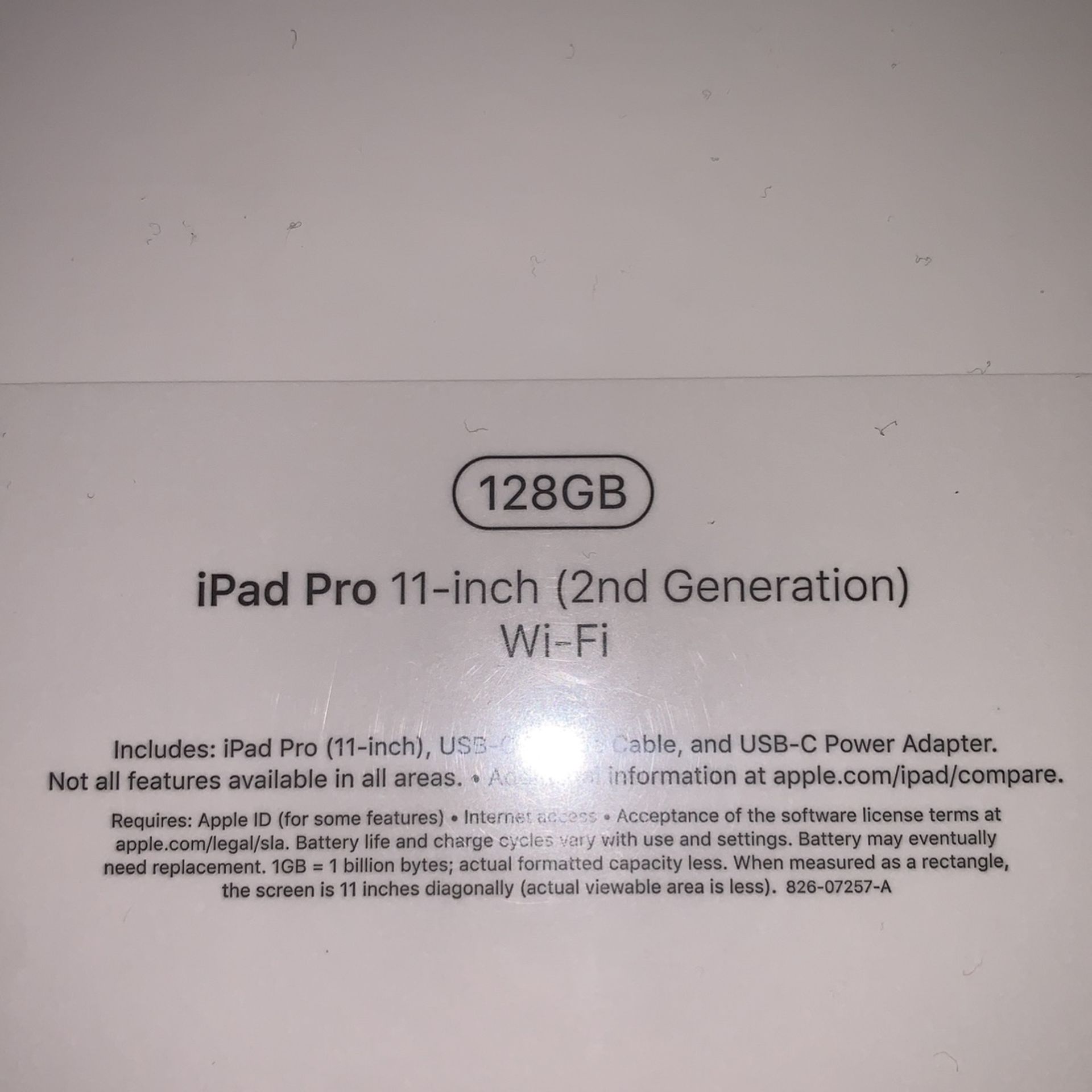 iPad Pro 11inch 2nd Gen 128gb
