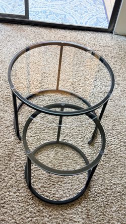 Modern Glass Table Set