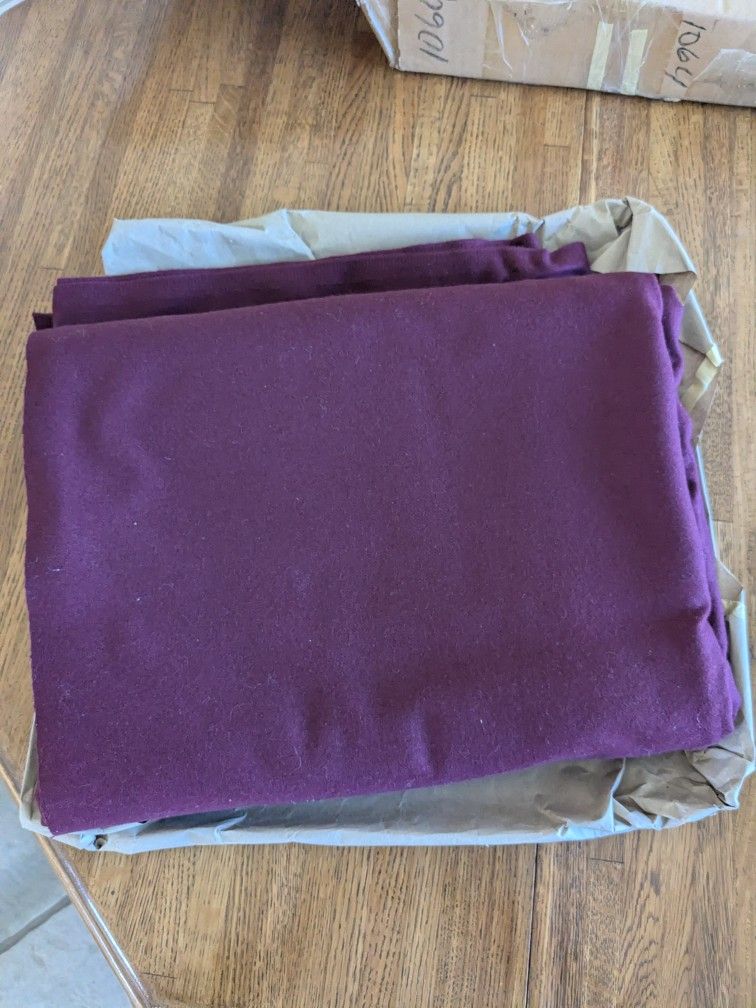 Brand New Pool Table Felt Burgundy