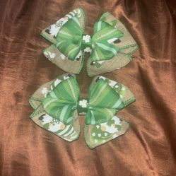 St. Patrick’s Day Bow Set