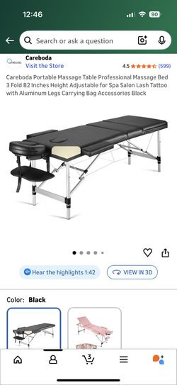 New Massage Table
