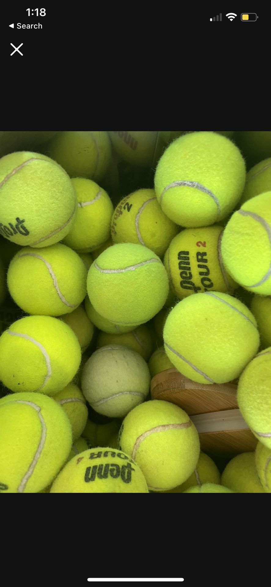 Used Tennis Balls 