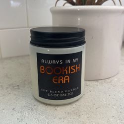 Green Tea And Bamboo Scented Book Candle