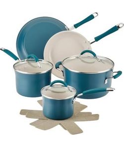Rachael Ray Cucina 10-pc. Ceramic Nonstick Cookware Set