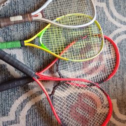 Racquet Ball and Tennis Racquets.