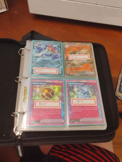 Pokemon normal sized cards (binder not included)