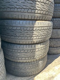 Vendo un set de llantas 275/60r20 continental