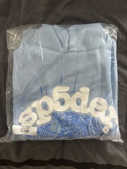 Sp5der Blue Hoodie