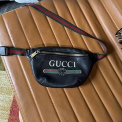 Authentic Gucci Leather Belt Bag – Great Condition!
