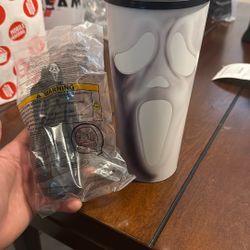 Scream 7 Ghost Face Audio Topper Cup