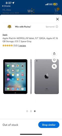 Apple iPad Air ( Verizon)