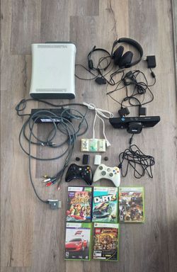 Xbox 360 Original Console Bundle White (60GB) – Read Description