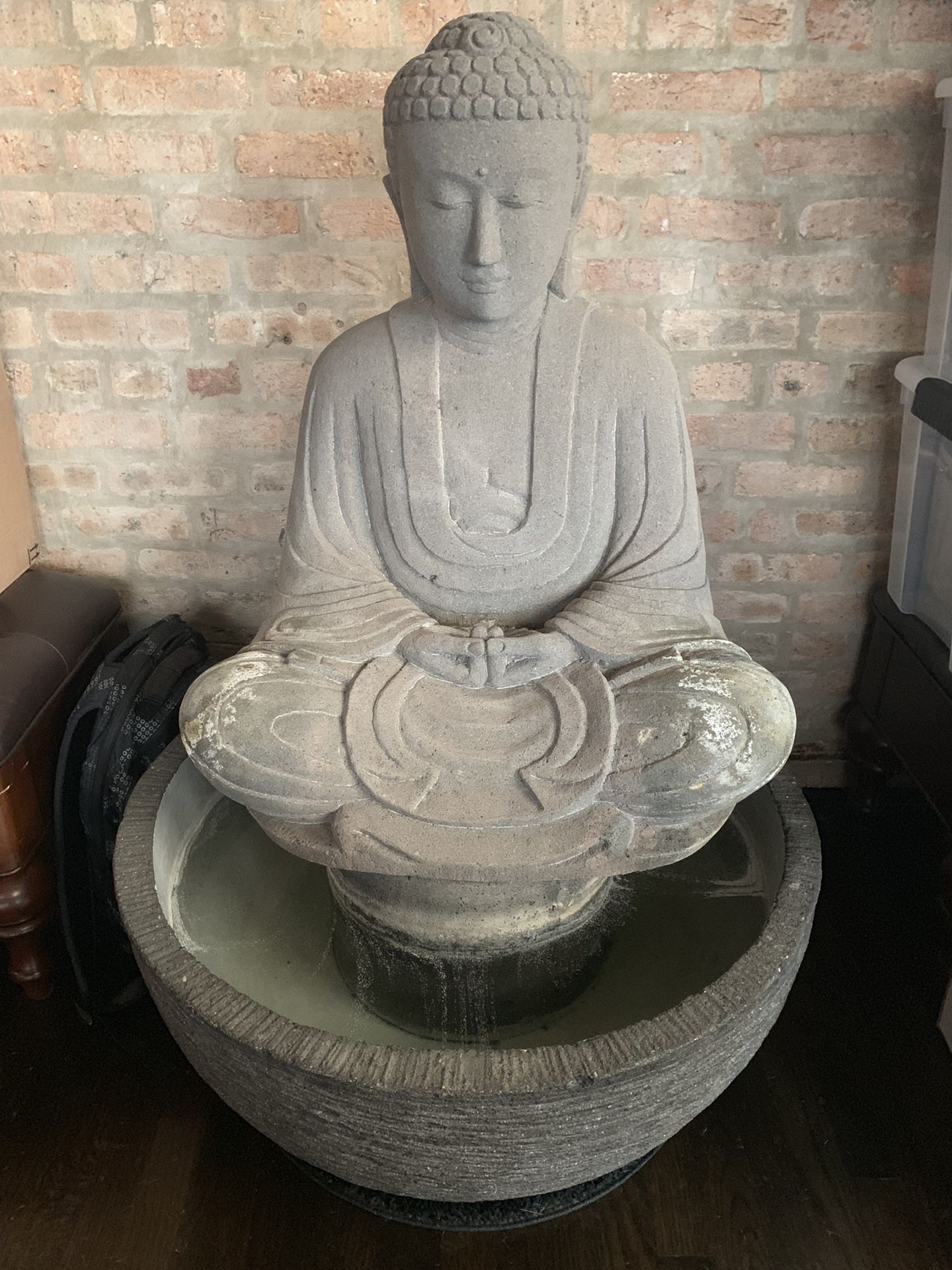 Gorgeous Concrete Buddha fountain