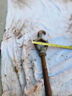 20" Adjustable Fire Hydrant Wrench Hook Spanner Taiwan Vintage Tool